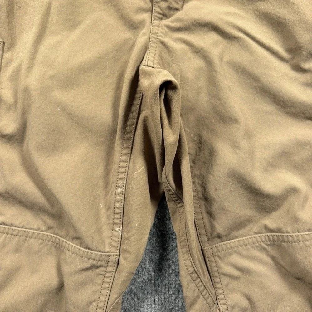 Duluth Trading Co Cargo Pants Mens 33 x 30 Tan Fire Hose Nylon Hiking 59311